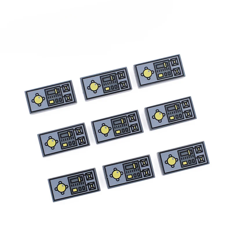 5pcs 3069 Tile 1 x 2 Printing control panel