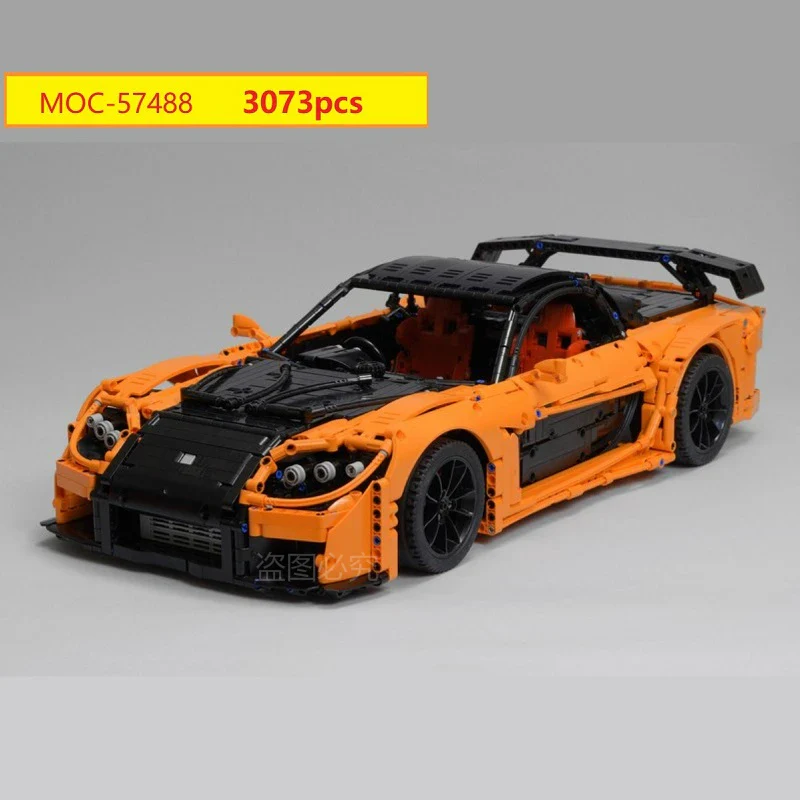 3069PCS MOC-57488 Han's Mazda RX-7 VeilSide Fortune (1:8) - Image 12