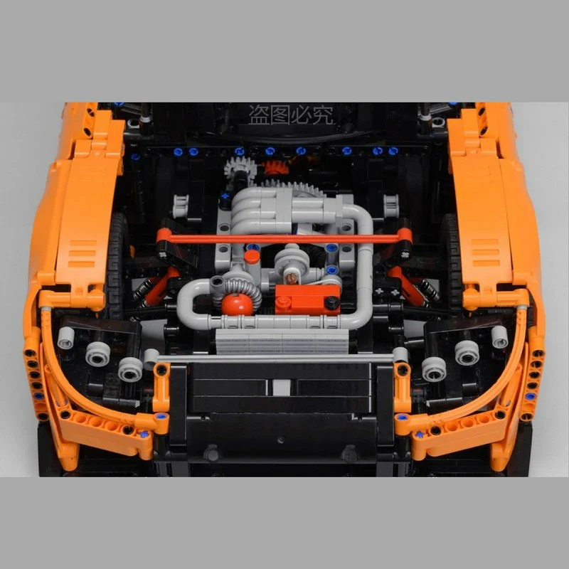 3069PCS MOC-57488 Han's Mazda RX-7 VeilSide Fortune (1:8) - Image 4