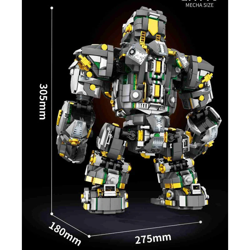 3122pcs TANK 9225 Mechanical King Kong - Image 2
