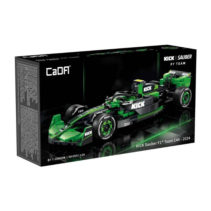 314 pcs CaDA C55032W KICK Sauber F1 Team C44-2024 - Image 8