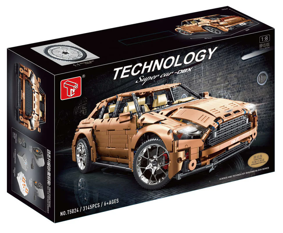 3145 PCS TGL T5024A  Aston Martin DBX 1:8 - Image 4