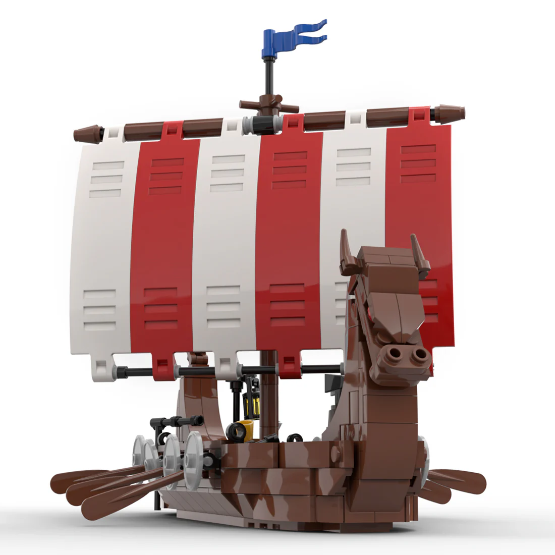 314PCS MOC-98225 Viking Longship - Image 4