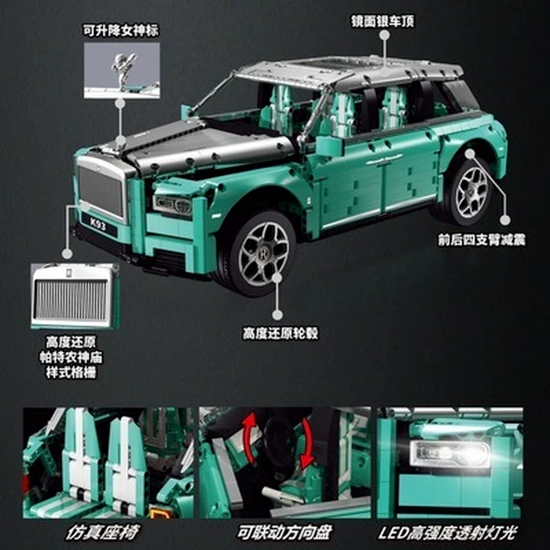 3161PCS Super18k K93 Rolls Royce Cullinan - Image 2