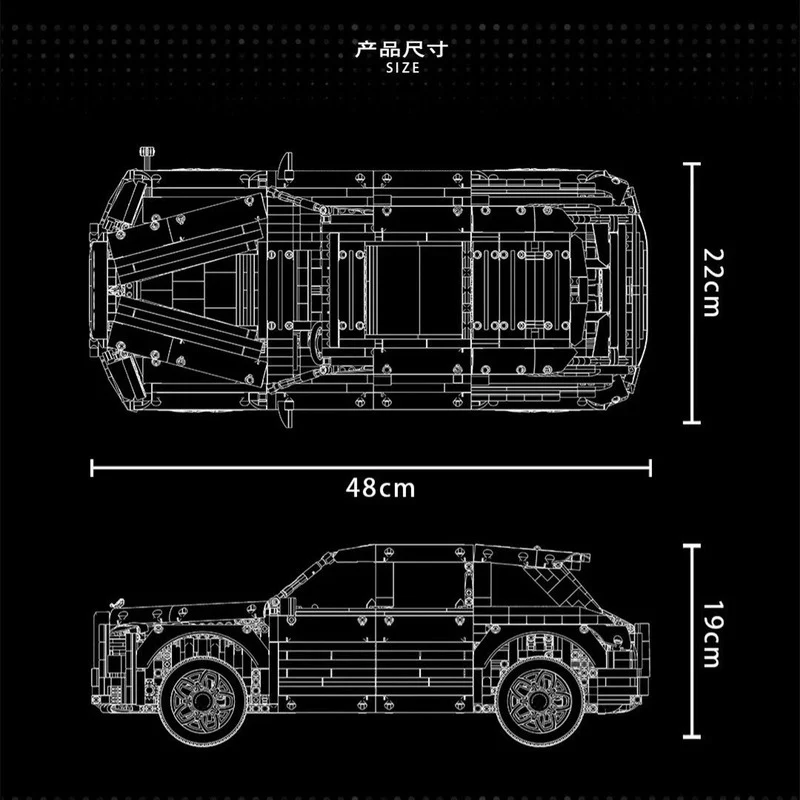 3161PCS Super18k K93 Rolls Royce Cullinan - Image 4
