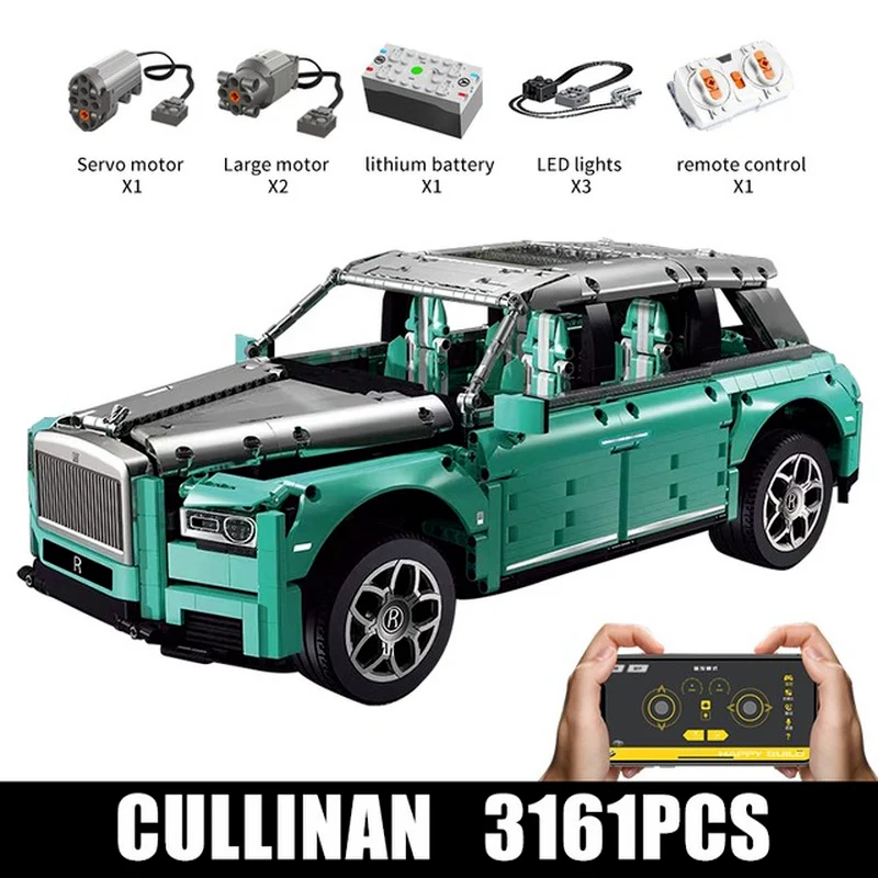 3161PCS Super18k K93 Rolls Royce Cullinan - Image 6