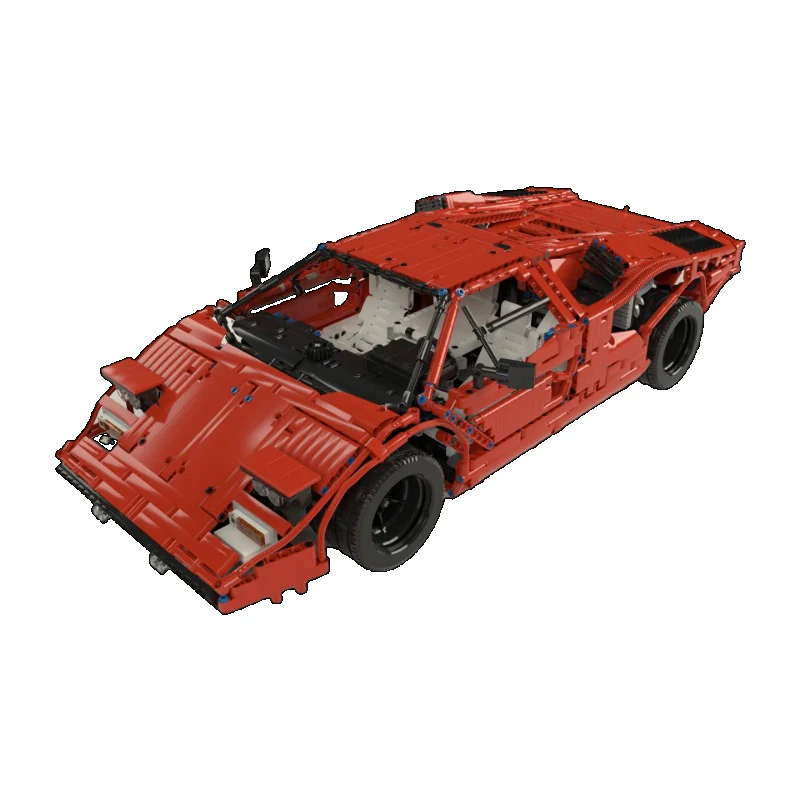 3167pcs MOC-16967 Lamborghini Countach LP400 1974 - Image 8