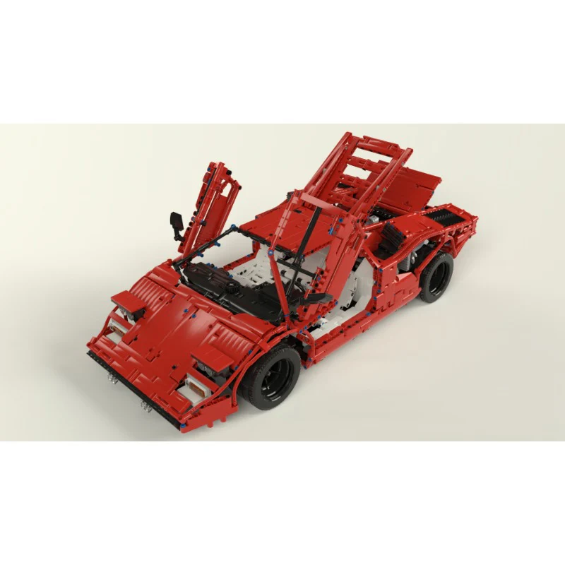 3167pcs MOC-16967 Lamborghini Countach LP400 1974 - Image 9