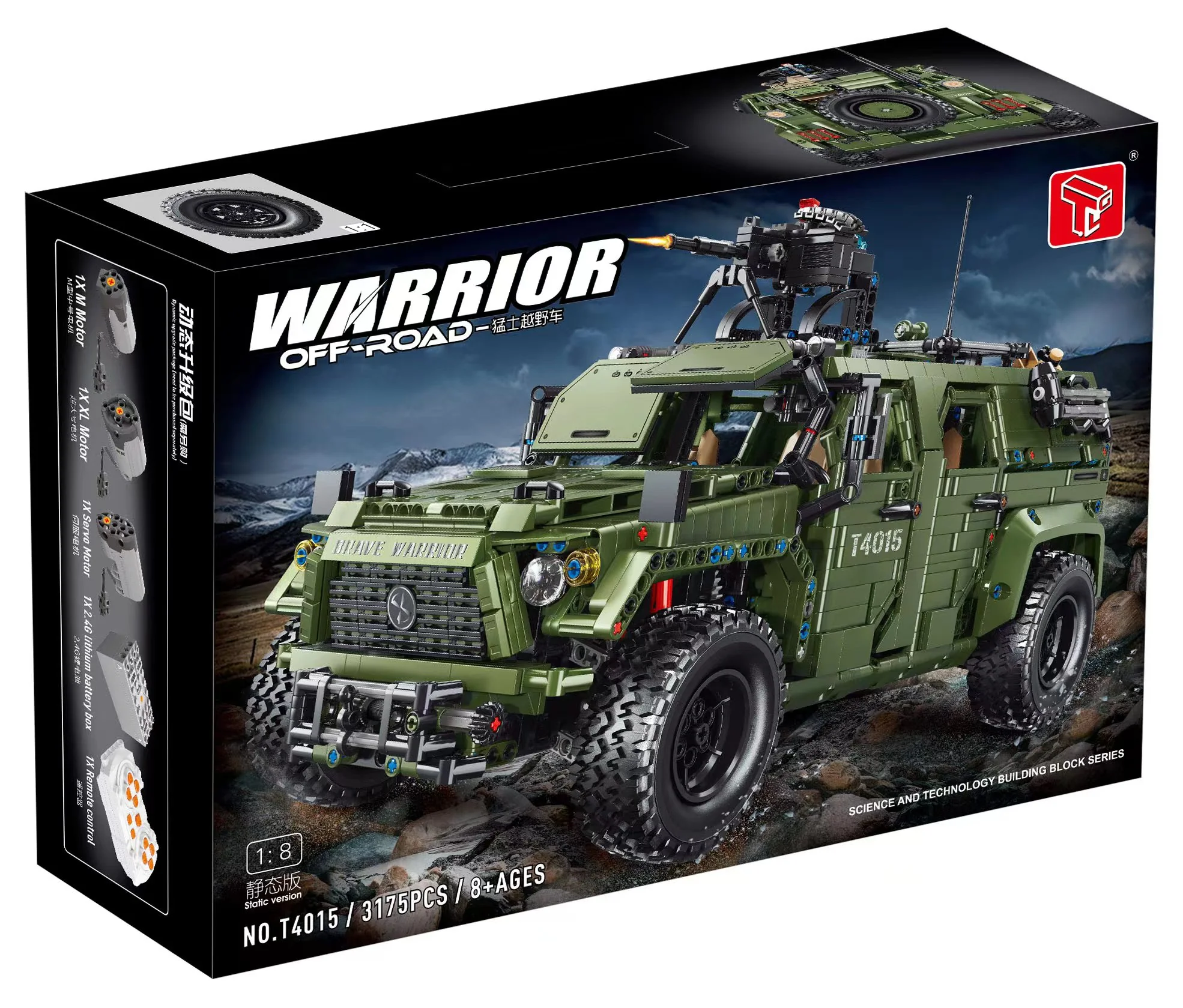 3175PCS TGL T4015 Warrior Off-road Vehicle (Static Version) - Image 6