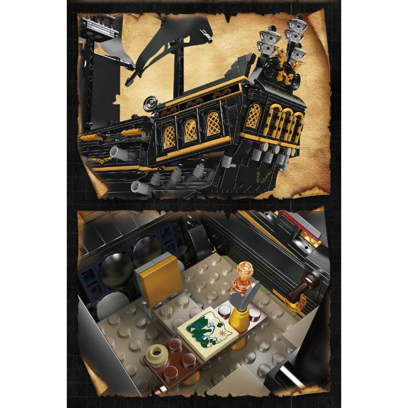 3180pcs Mouldking 13199 NO.Black Pearl No. B.P - Image 3