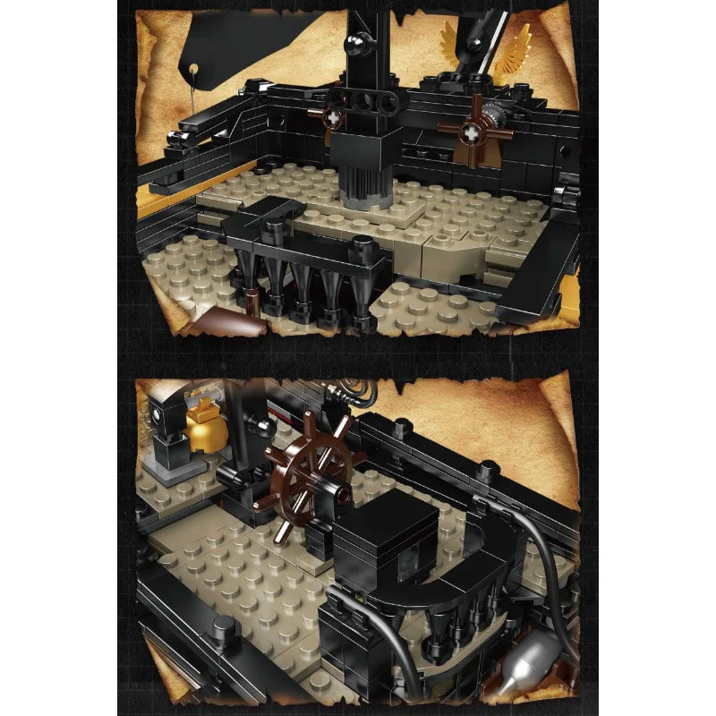 3180pcs Mouldking 13199 NO.Black Pearl No. B.P - Image 4