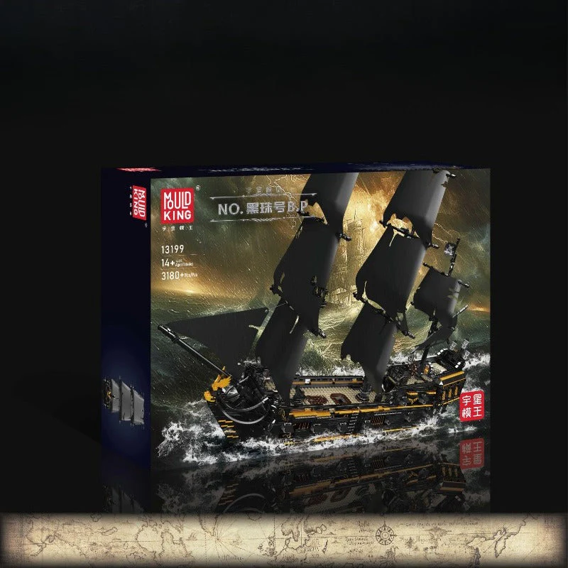 3180pcs Mouldking 13199 NO.Black Pearl No. B.P - Image 5