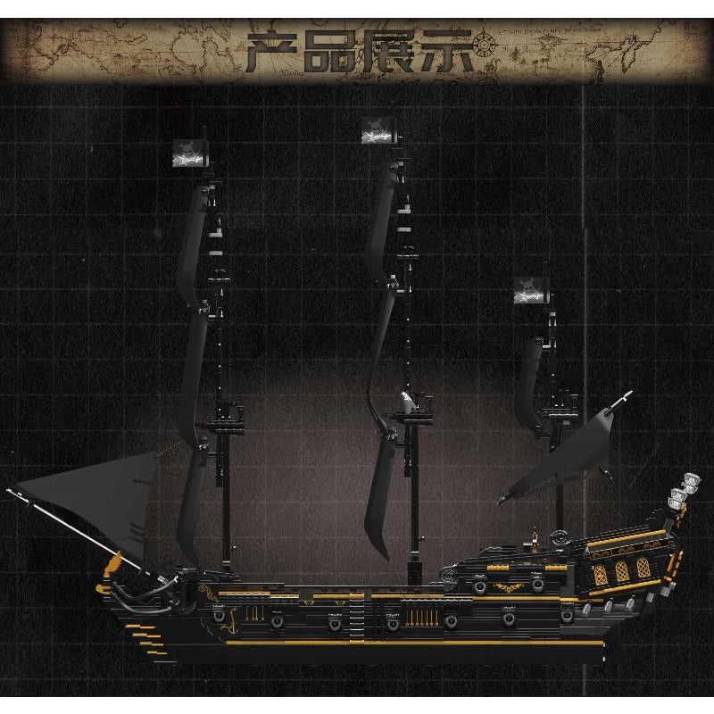 3180pcs Mouldking 13199 NO.Black Pearl No. B.P - Image 7