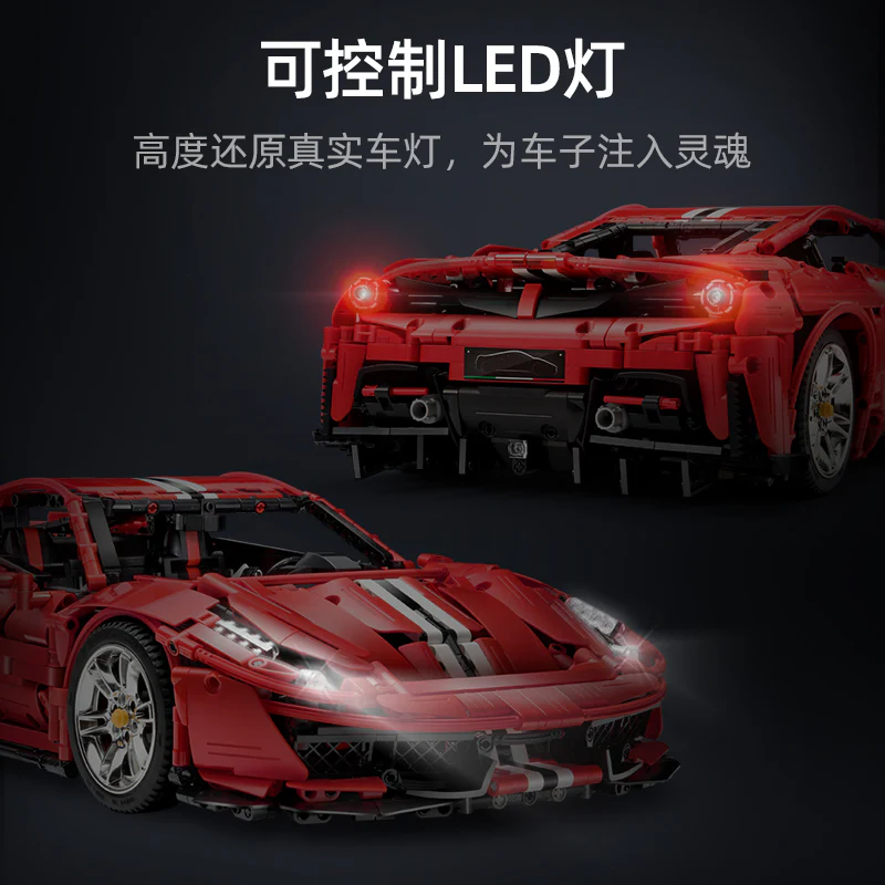 3187PCS CADA C61042 C61043 RC Ferrari Pista 488 - Image 3
