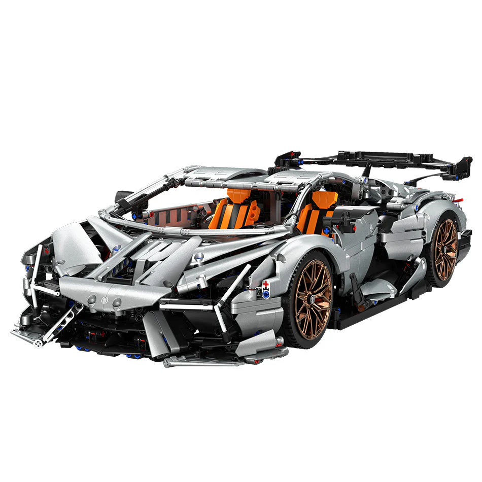 3224 pcs MOYU BLOCK MY88027 Lamborghini SVJ Roadster 1:8 - Image 5