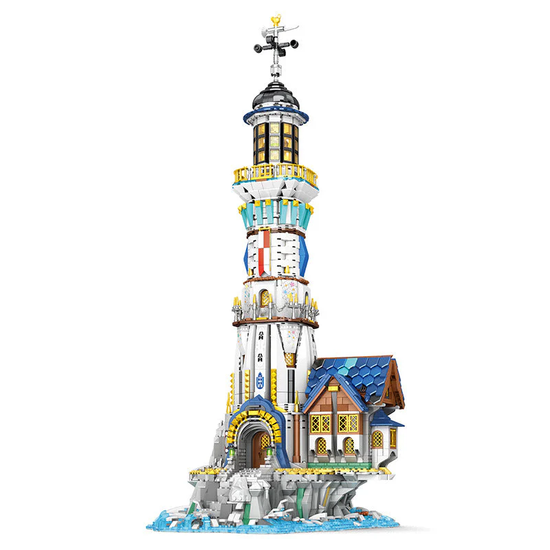 3228 PCS Reobrix 66028 European Century：Lighthouse - Image 2