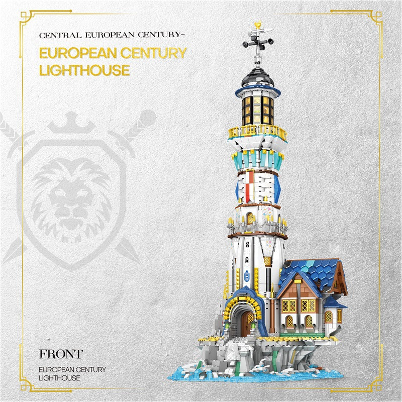 3228 PCS Reobrix 66028 European Century：Lighthouse - Image 3