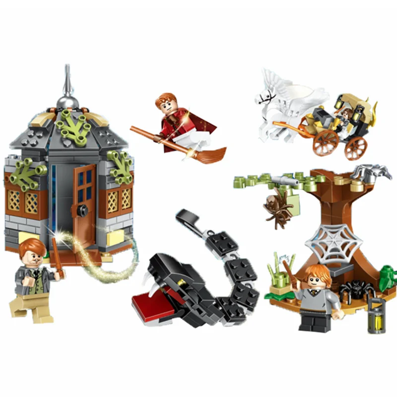 323 pcs PRCK 69506 Harry Potter Series Hagrid's Hut - Image 2