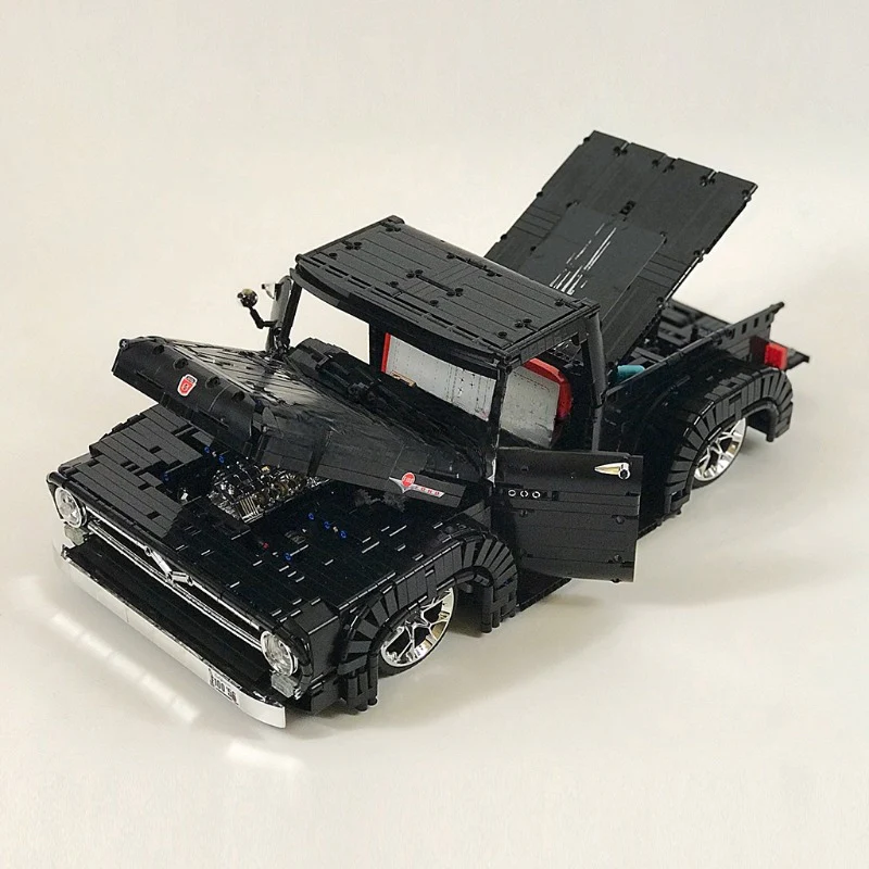 3236pcs MOC-37562 F100 car Technical set Model with chrome part - Image 6