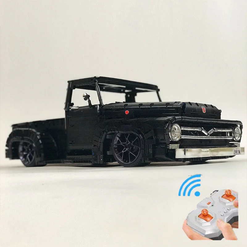 3236pcs MOC-37562 F100 car Technical set Model with chrome part - Image 8
