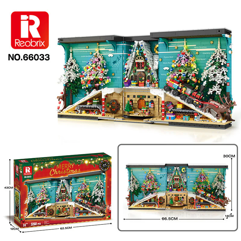 3260PCS Reobrix 66033 Merry Christmas - Image 6