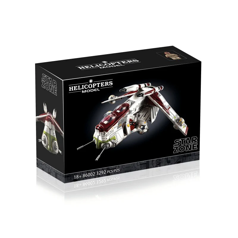 3292PCS 86002 Republic Gunship - Image 5