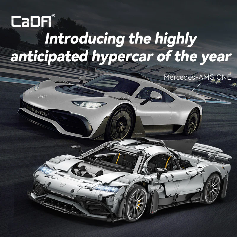3295 pcs CaDA C61503 Mercedes-AMG ONE 1:8 With remote control - Image 2