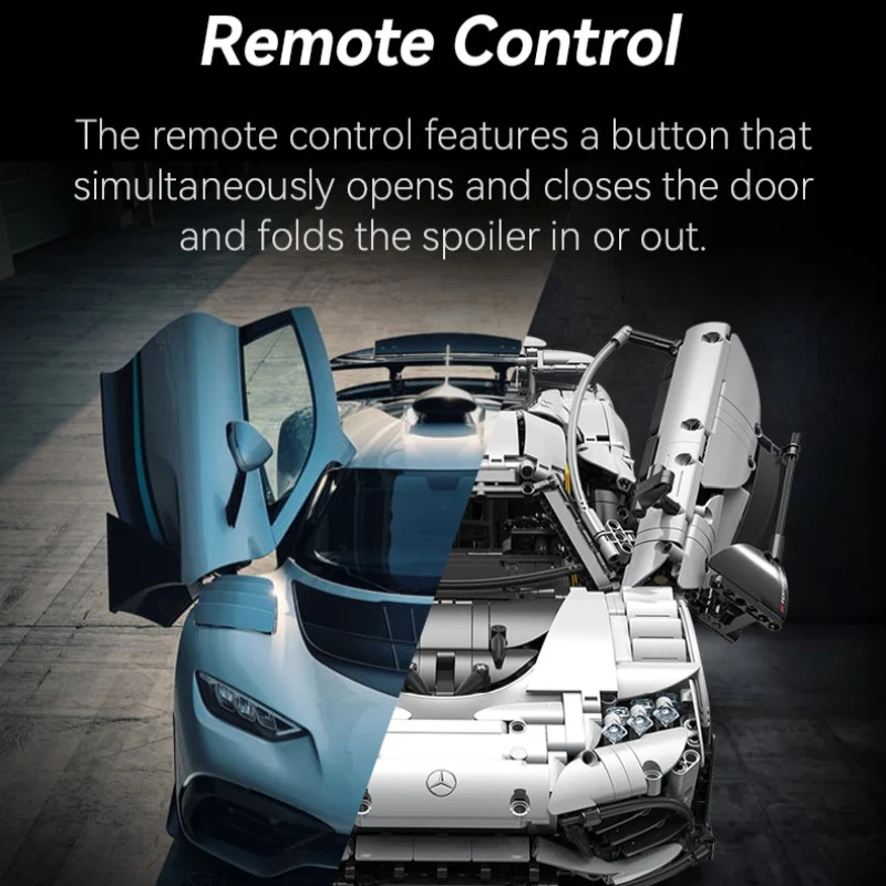 3295 pcs CaDA C61503 Mercedes-AMG ONE 1:8 With remote control - Image 7