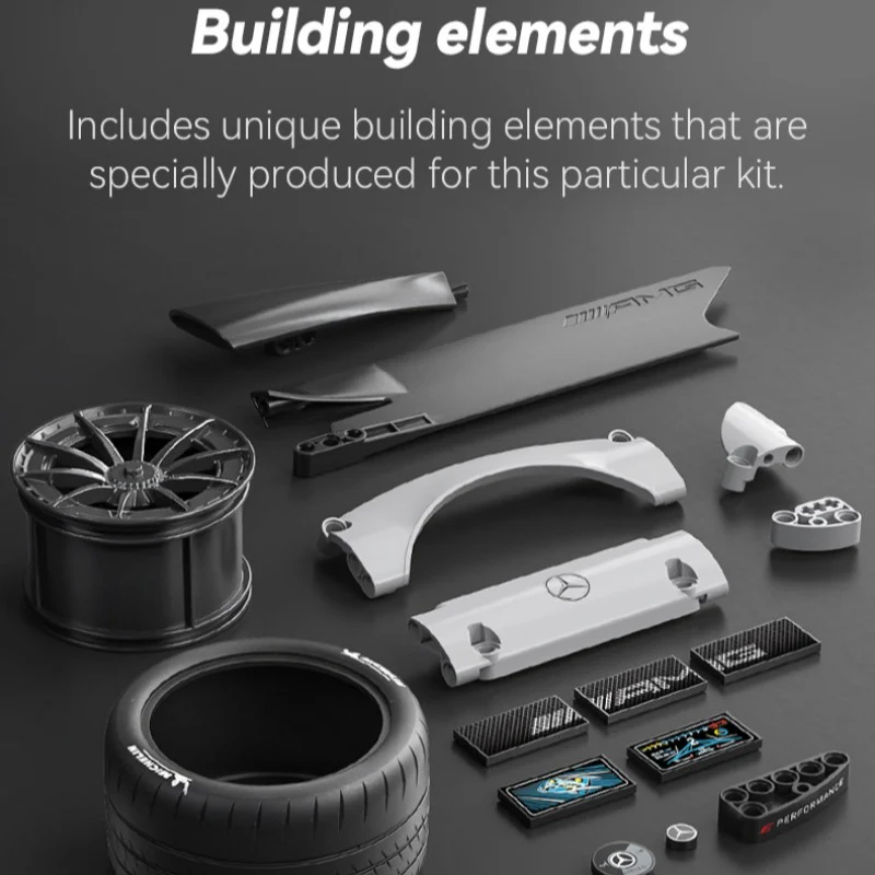 3295 pcs CaDA C61503 Mercedes-AMG ONE 1:8 With remote control - Image 9