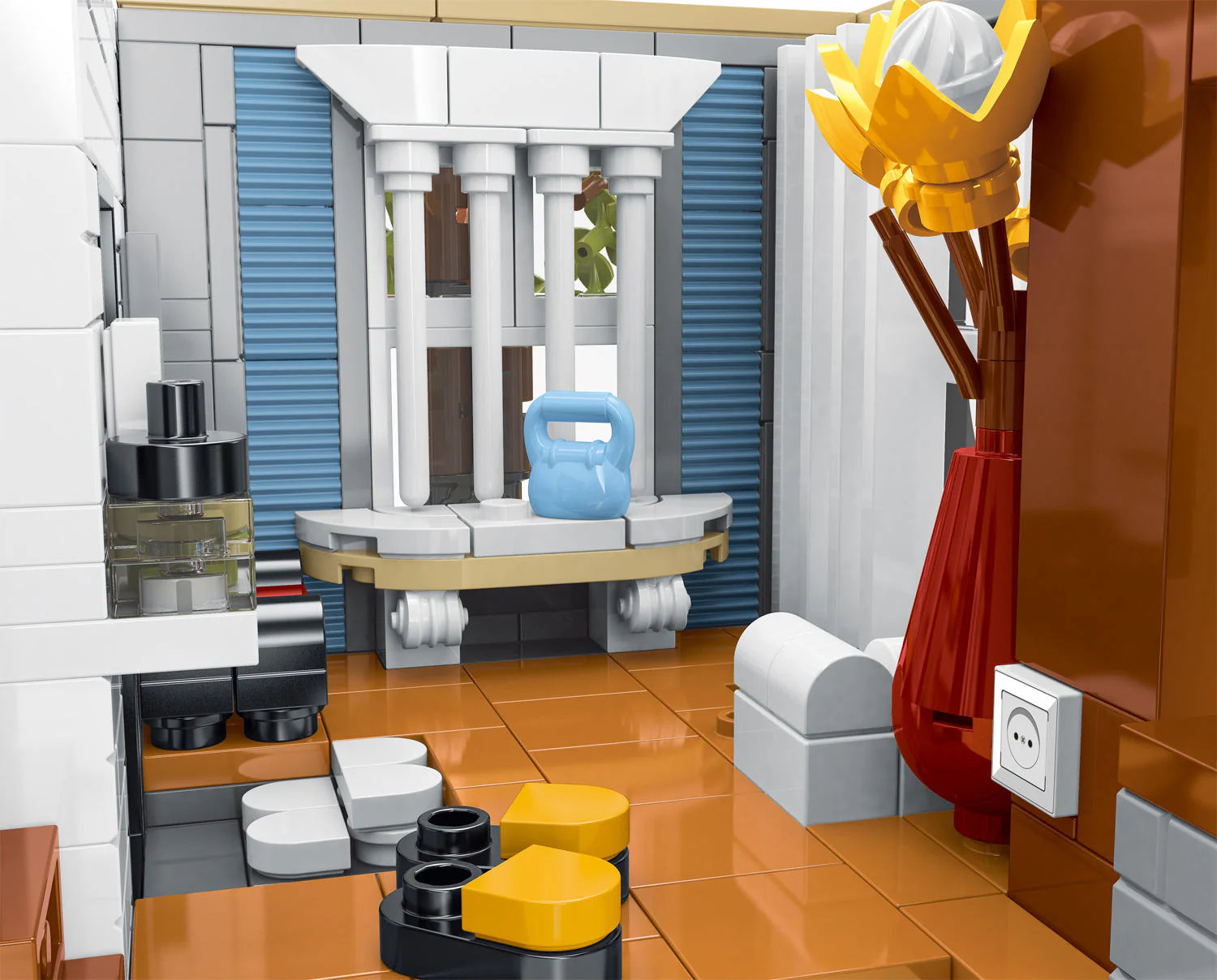 3300PCS XMORK 10205 'HEA-ON-JEA' Villa Modular - Image 4