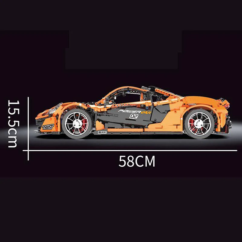 3302pcs Mould King 13090s McLaren P1 hypercar 1:8 - Image 7