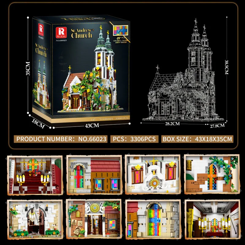 3306PCS Reobrix 66023 St. Andrew's Church - Image 2