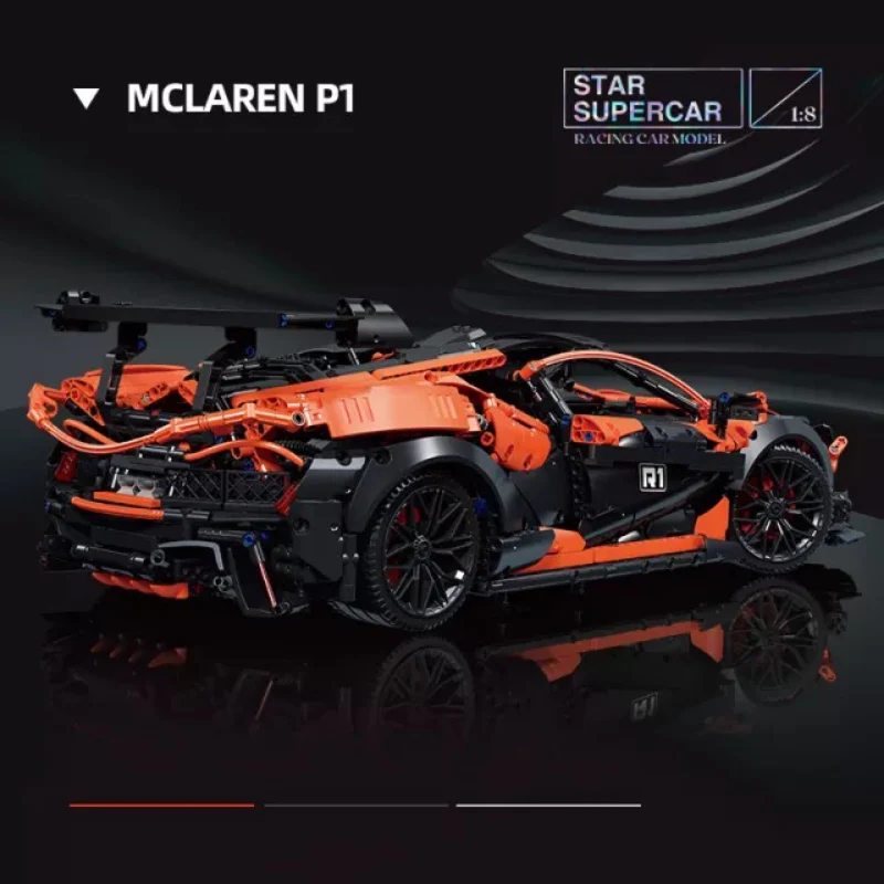 3316PCS JS91104 JIESTAR  McLaren P1 Super Car - Image 3