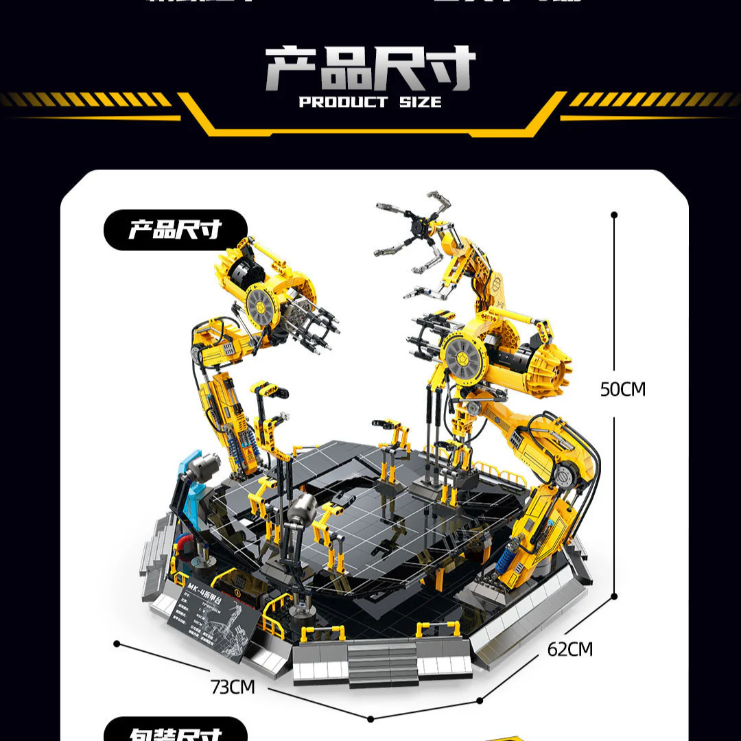 3328PCS 991-1 IRON MAN Suit-Up Gantry (with Light,Atomizing System,Rotary Manipulator,floor Lift System) - Image 5