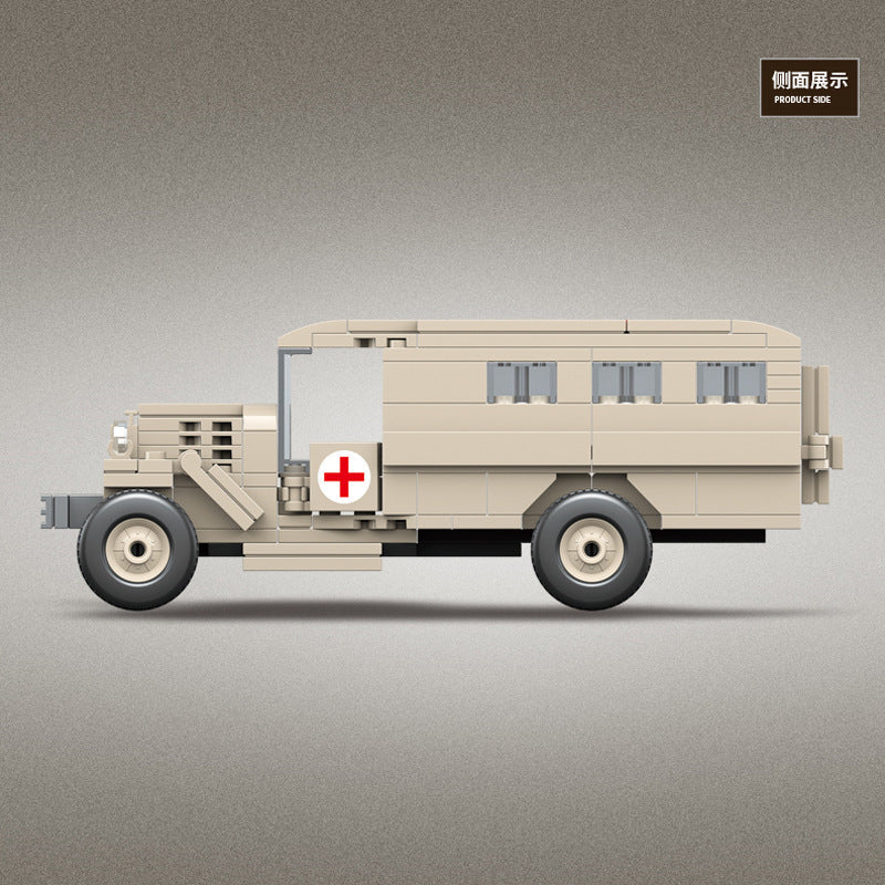 334PCS QUANGUAN GAZ-55 Ambulance - Image 5