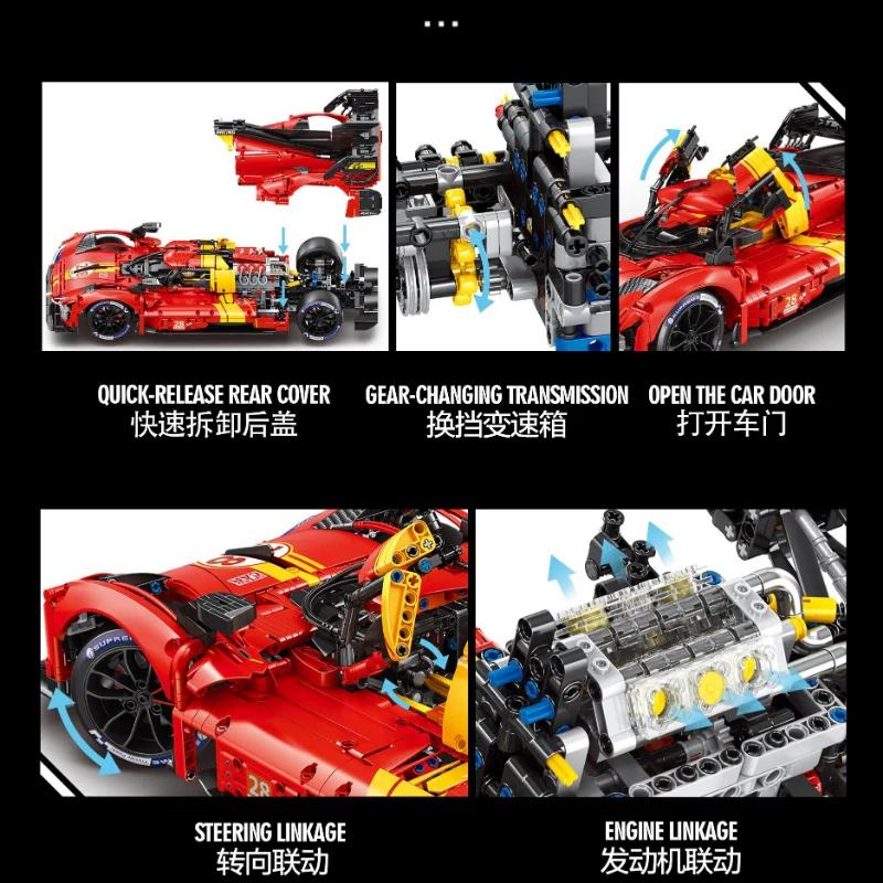 3350PCS Eikee Y18080 LE MANS 499P 1:8 - Image 2