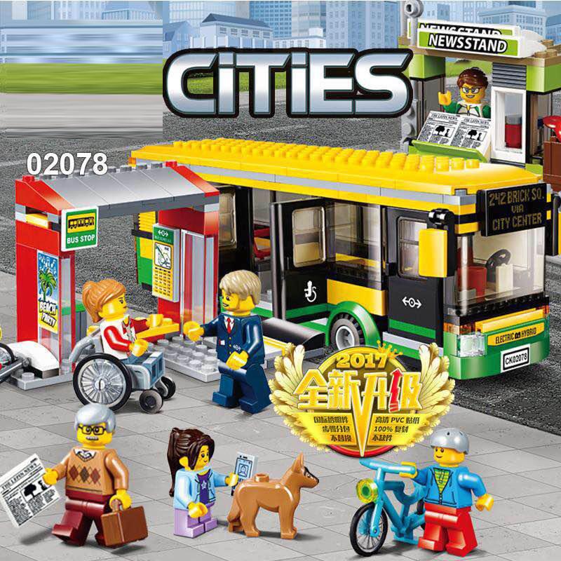 337PCS QUEEM82053 City Series 60154 Bus Station 02078 - Image 3