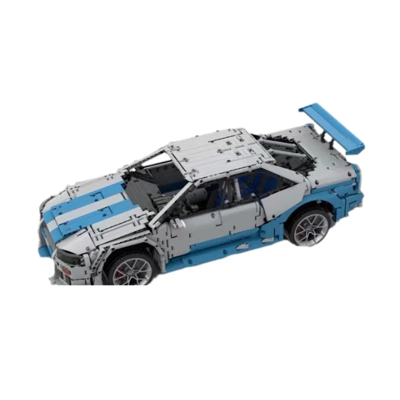 3383pcs MOC-2034 Nisan GT-R R34 1:8 - Image 3