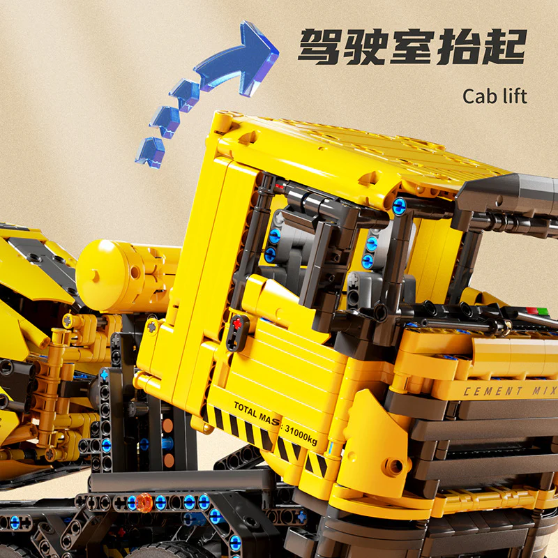 3388PCS TGL T4005 Concrete Mixer Truck (Dynamic version) - Image 4