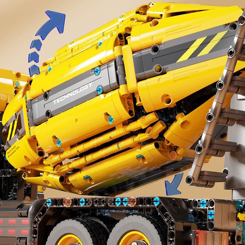 3388PCS TGL T4005 Concrete Mixer Truck (Dynamic version) - Image 5