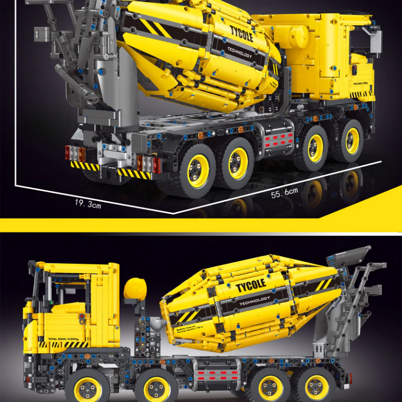3388PCS TGL T4005 Concrete Mixer Truck (Dynamic version) - Image 7