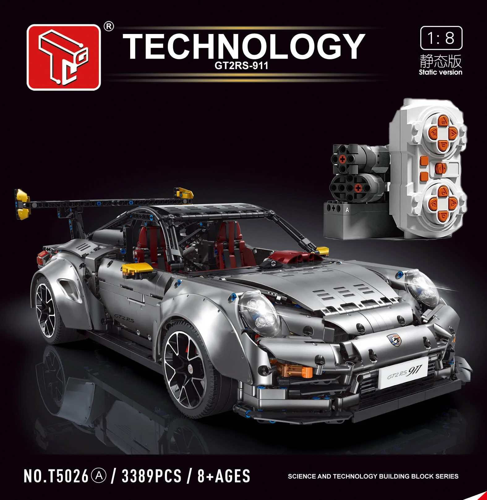 3389PCS TGL T5026 Porsche 911 GT2 RS - Image 3