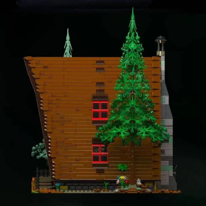 3398pcs MouldKing 16053 Cabin In The Woods - Image 3