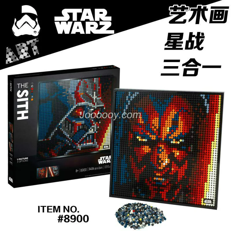 3406PCS Mosaic Portrait：Star Wars Sith - Image 3