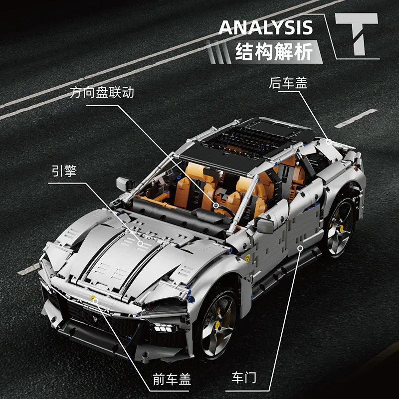 3456PCS TGL T5041 SUV  silver metallic - Image 2