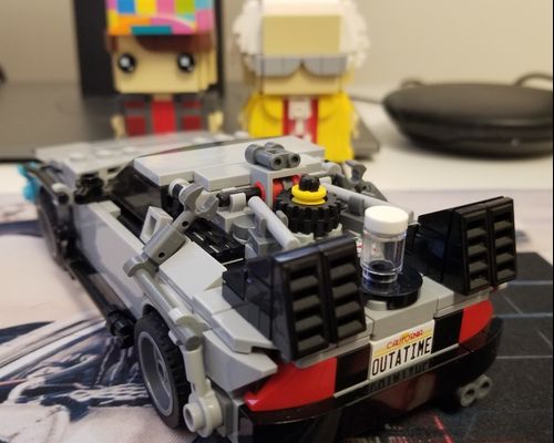 345PCS MOC-58776 DeLorean Time Machine(only Car) - Image 4