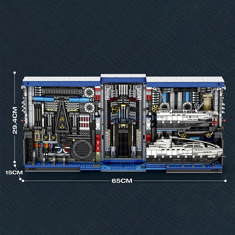 3466PCS Reobrix 66038 SUBMARINE FACTORY - Image 6
