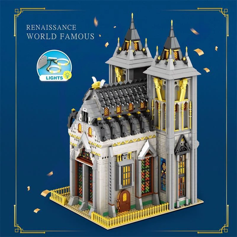 3468 PCS Reobrix 66027 European Century：Churches - Image 4