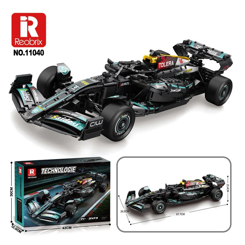 3473pcs Reobrix 11040 Formula Race Car 1:8 - Image 6