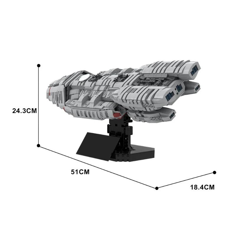 (Gobricks version) 3498pcs MOC-57856 Battlestar Galactica - UCS Scale - Image 5